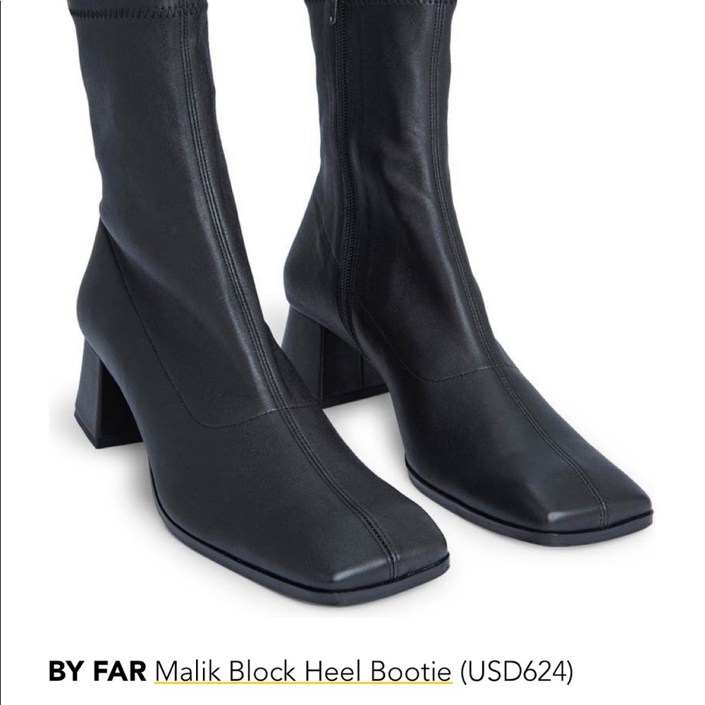 Fabulous square-toe Italian green ankle boot. 💚💚💚 - Picture 8 of 8